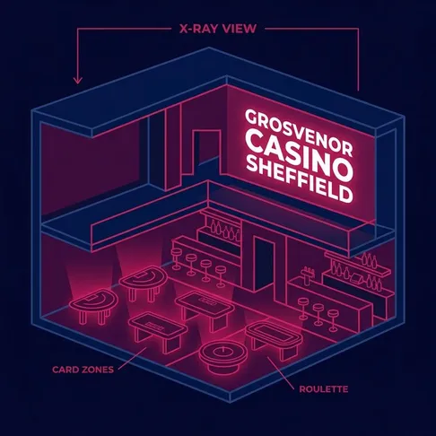 inside Grosvenor Casino Sheffield venue
